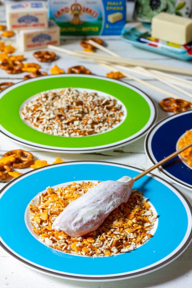 pretzel crusted chicken