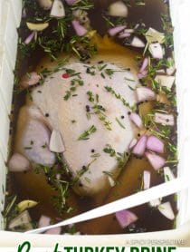 The Best Turkey Brine Recipe #ASpicyPerspective
